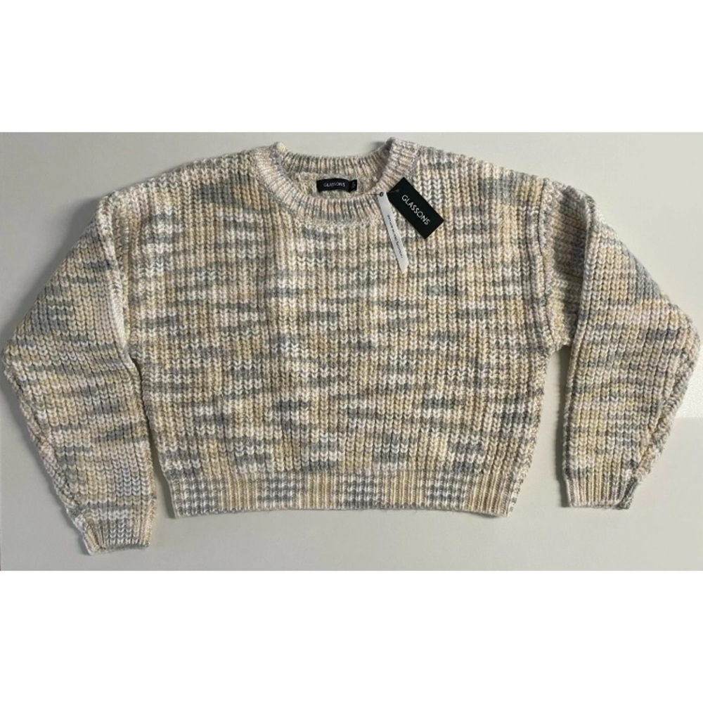 NWT Glassons Knit Cropped Sweater Size S